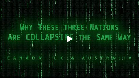 MANAGED DECLINE| WHY THESE THREE NATION ARE COLLAPSING THE SAME WAY | THERE ARE NO COINCIDENCES
