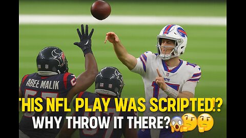 This play was scripted🫣. Why would he throw that there?!! 🥶🤯