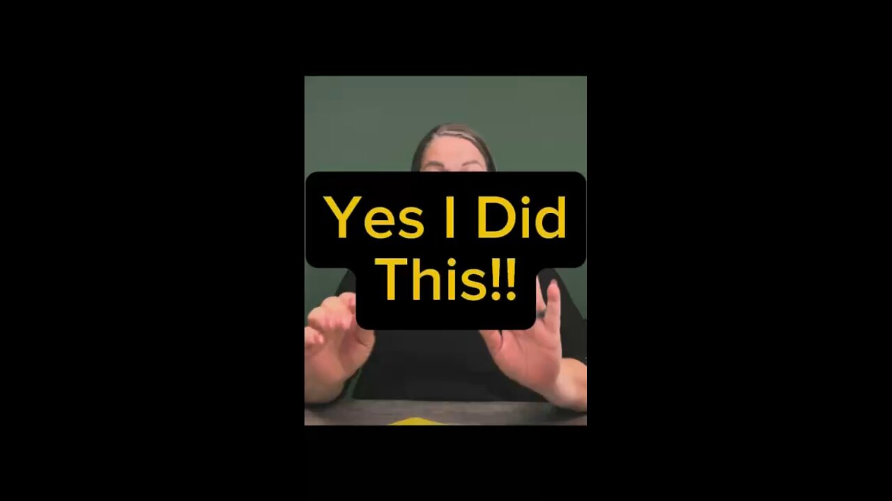 Yes I Did This! 😅