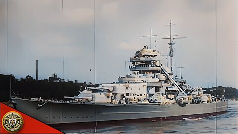 Battleship Bismarck - Kriegsmarine - German navy in ww2 {Colorized & Enhanced}