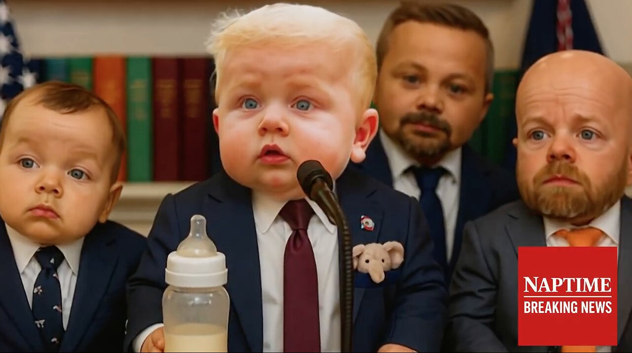 Baby Trump Bashes Kamala, Goes on Funny Rant