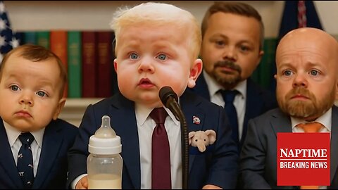 Baby Trump Bashes Kamala, Goes on Funny Rant