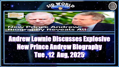 Andrew Lownie Discusses Explosive New Prince Andrew Biography