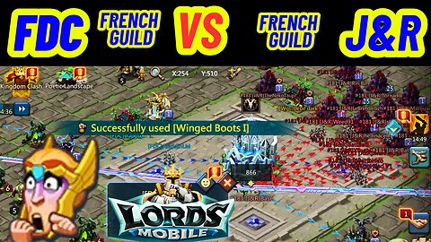🔥 KVK War Rallies | FDC French Guild vs J&R French Guild | Lords Mobile