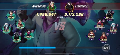 Overpower is OD: Marvel Strike Force