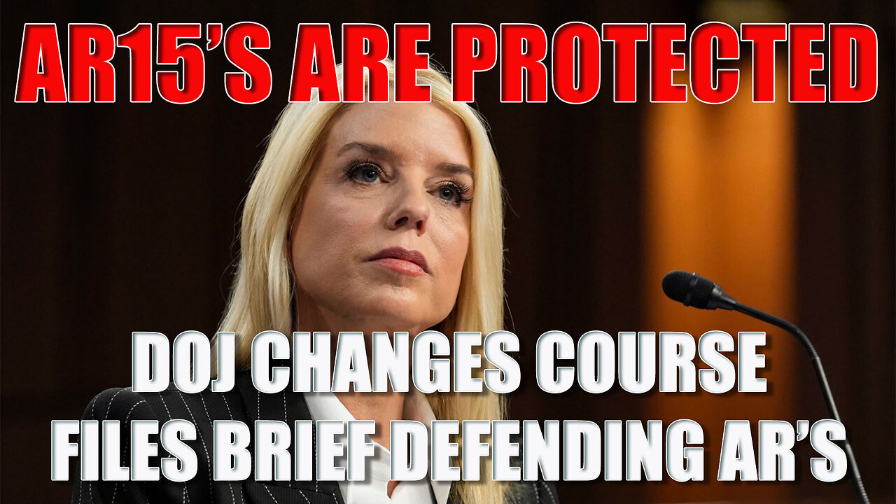 DOJ Defends AR15's