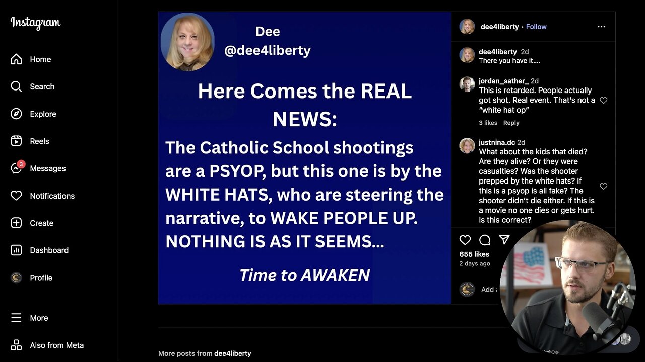 When Q Theories Become Batshit Crazy (Catholic Shooting)