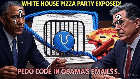 🚨 EPSTEIN FILES CONFIRMED: Stephen Colbert/Obama's "Pizza Party" Pedo Code EXPOSED! #Pizzagate