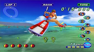 Wave Race Blue Storm Nintendo GameCube Gameplay Quick race