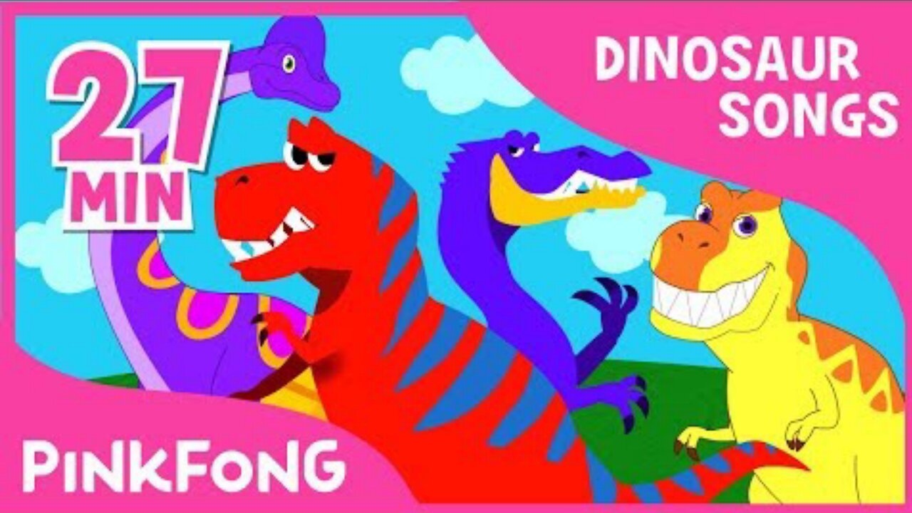 Tyrannosaurus Rex and 23+ songs| Dinosaur Songs | + Compilation | Pinkfong Songs for Children