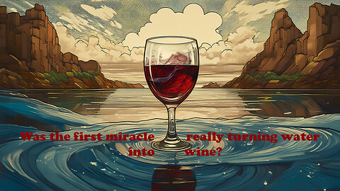 Was the first miracle really turning water into wine?