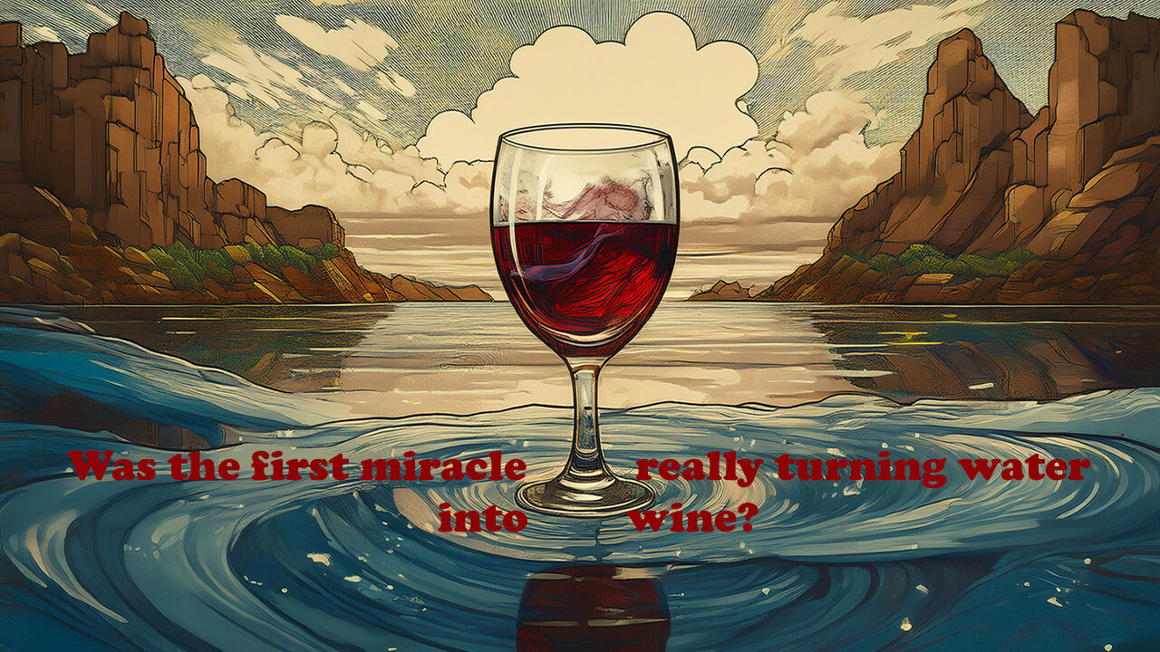 Was the first miracle really turning water into wine?