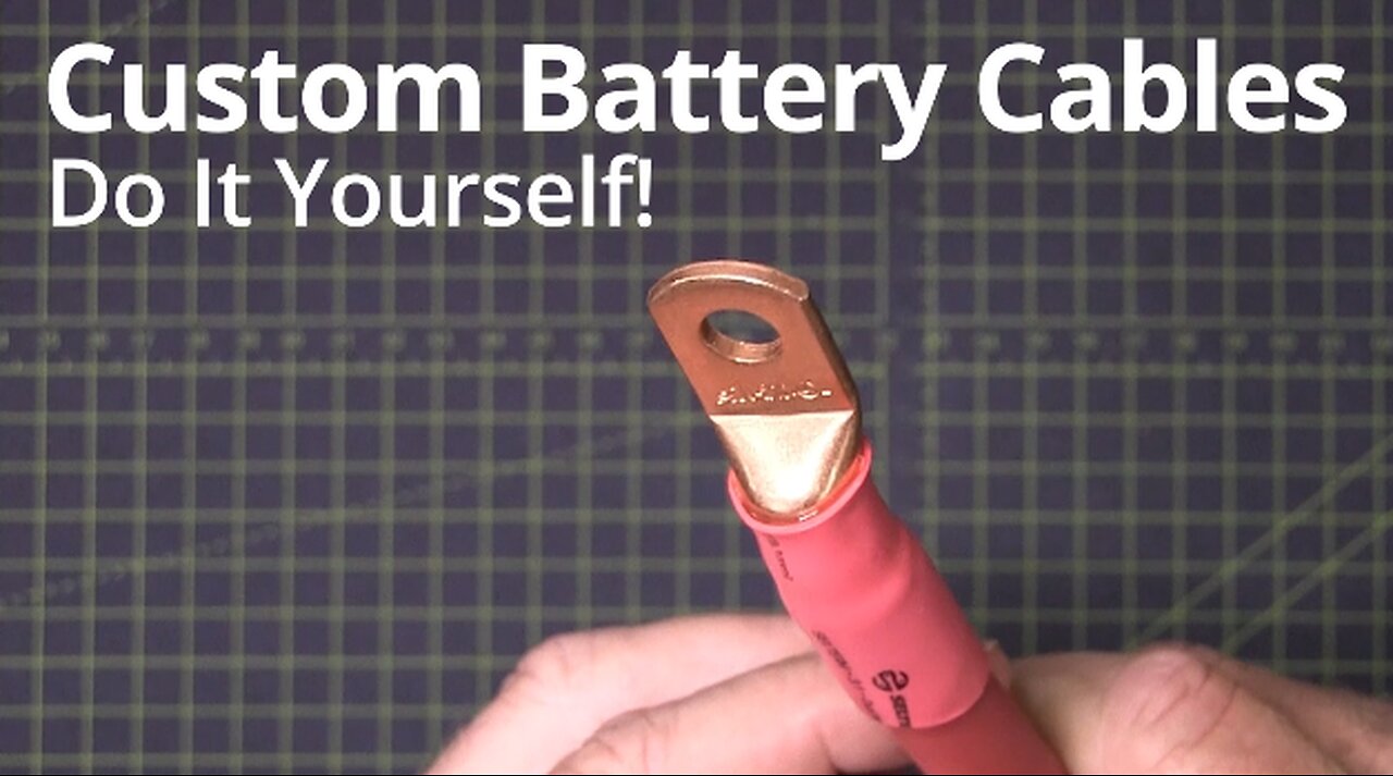 DIY Battery Cables for Solar Backup Power – Off-Grid Essential