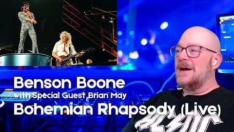 Boomer Reacts to Benson Boone with Special Guest Brian May - Bohemian Rhapsody (Live)