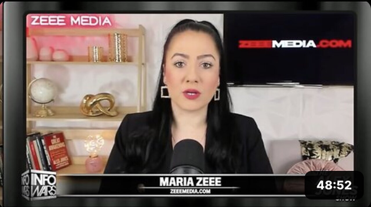 "AI Forced Social Contract Revealed by Maria Zeee on Infowars"