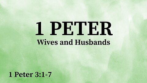 Wives and Husbands