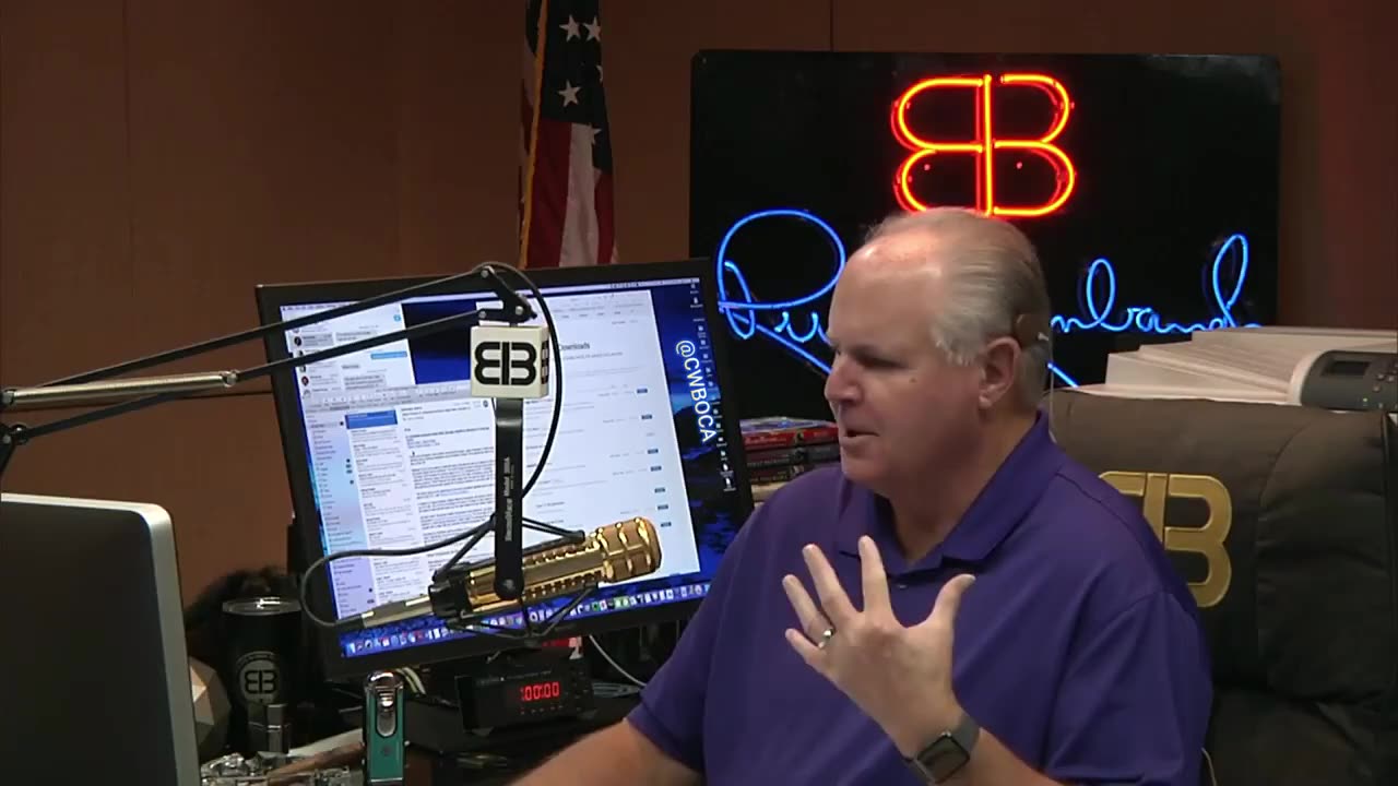 Rush Limbaugh’s iconic on Charlie Kirk