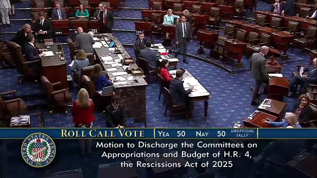 JD Vance breaks tie advancing Doge cuts package. NPR and PBS are closer to being defunded