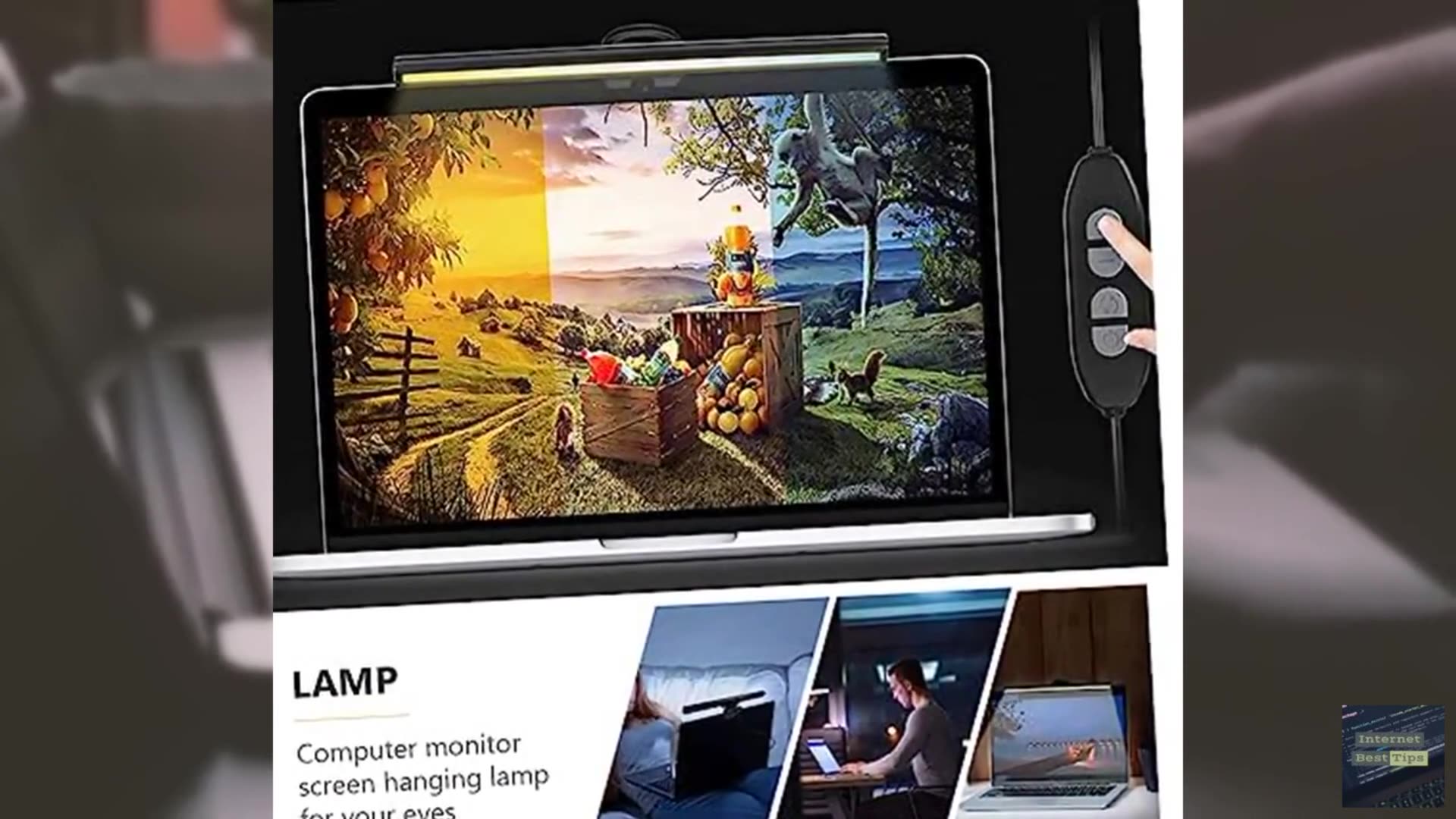 SOESFOUFU Led Lights for Computer Monitor 26cm Hanging Light Bar Screen Lighting