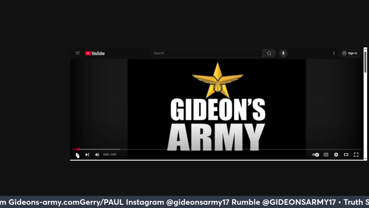 GIDEONS ARMY WED LIVE 9/10/25 @ 930 AM EST