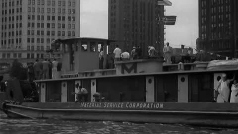 ARRIVAL OF U-505, CAPTURED GERMAN ... - ARRIVAL OF U-505, CAPTURED GERMAN SUB Chicago - 428-npc-5637