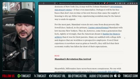 Democrats VOW To DESTROY NYC, Communism Can Only Destroy Our Cities & They WONT Learn | Tim Pool