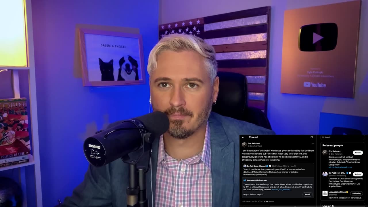 ‘COMPLIANT MEDIA!’: LA Times CENSORS Criticism Of RFK For Trump _ The Kyle Kulinski Show