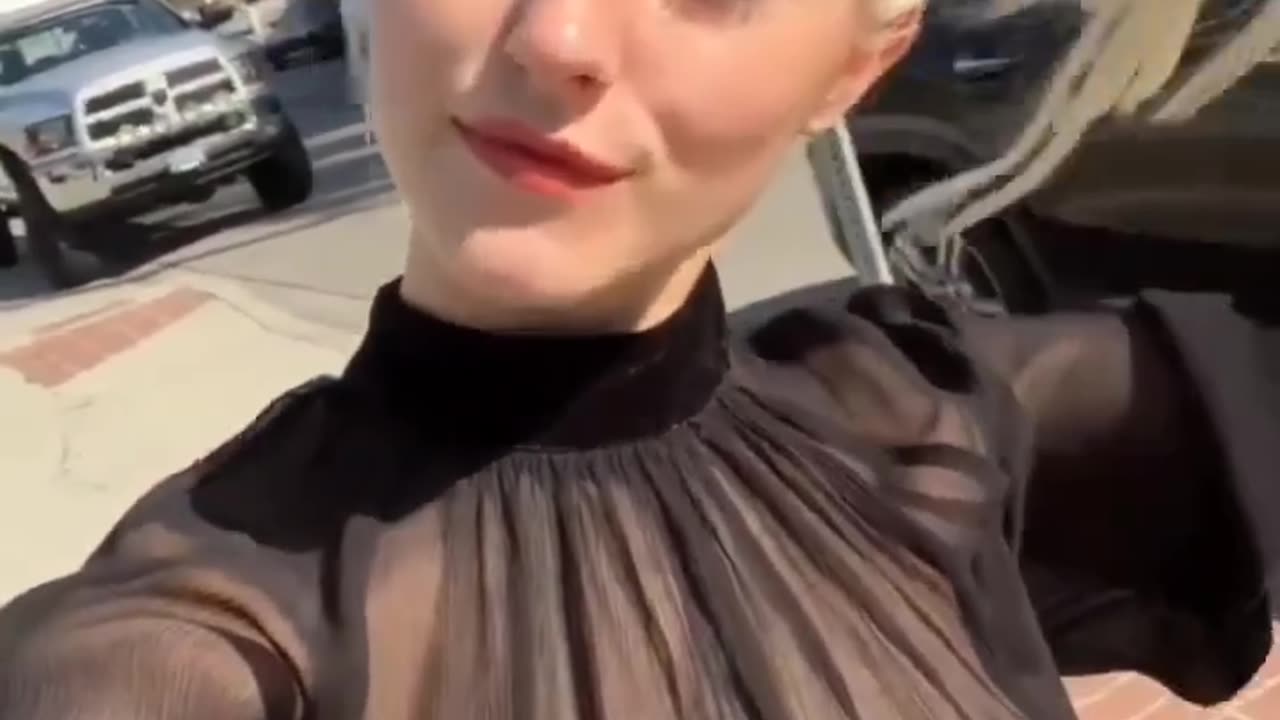 She's brave to walk in public like this