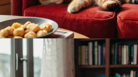 Cat with Snacks | Find the Difference Challenge 🐱🍩🍪