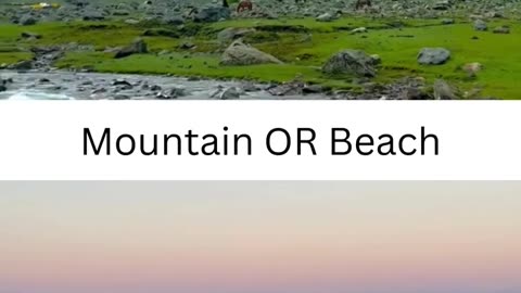 Mountain OR Beach