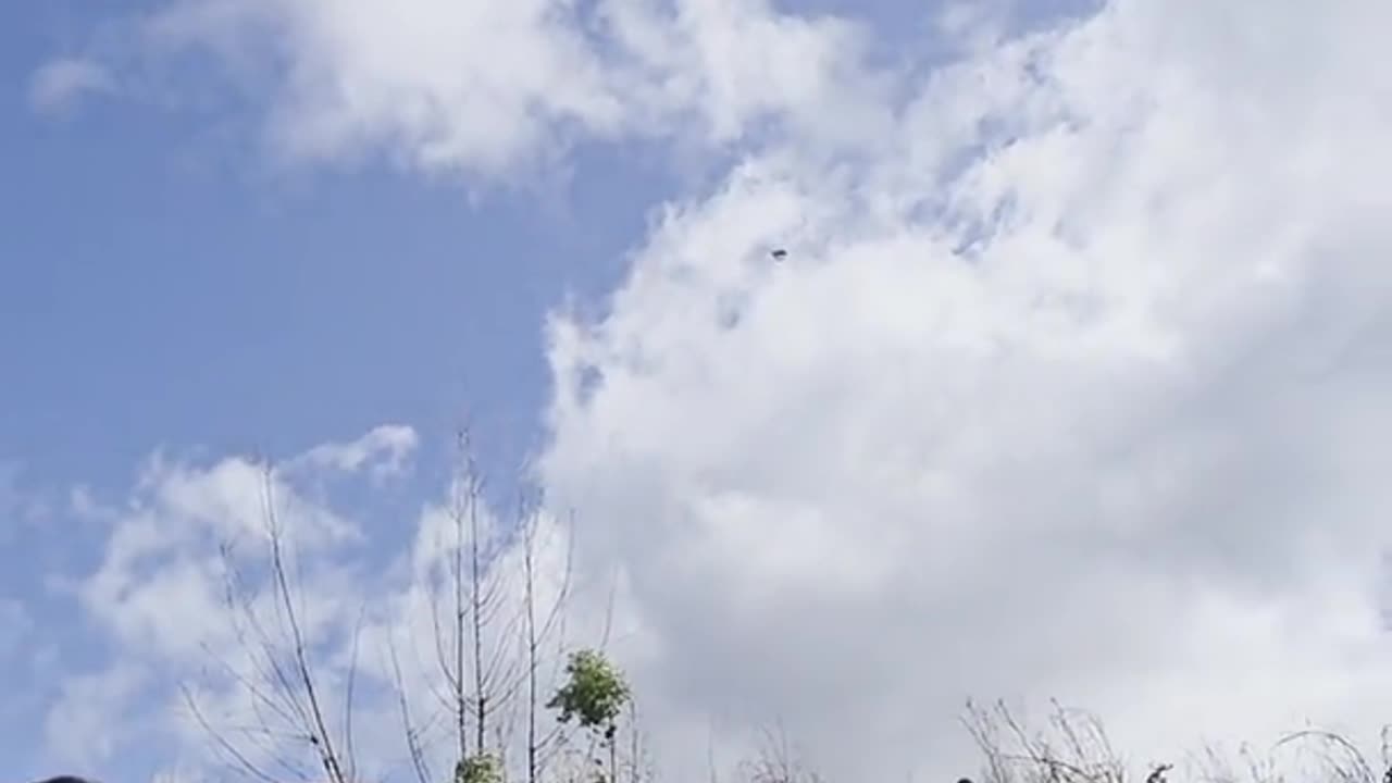 Flying Tent Spotted in the Sky