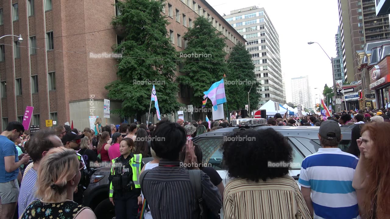 Pride Toronto 2025 - Trans Rally and March to festivities (includes extra timelapse)