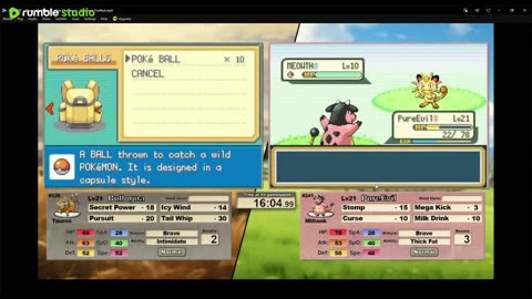 Tauros VS Miltank - Pokémon FireRed