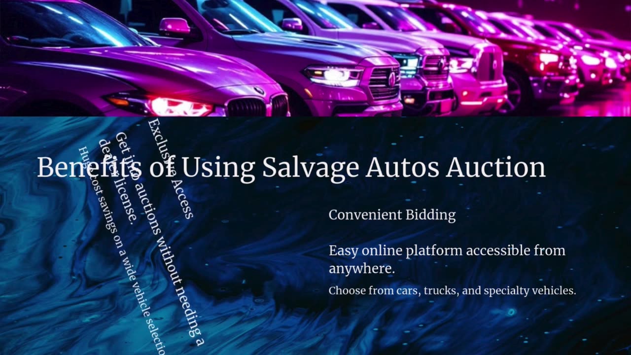 Salvage Autos Auction Your Key to Exclusive Auto Auctions