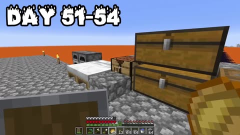 I Survived 100 Days in a LAVA Only World in Hardcore Minecraft