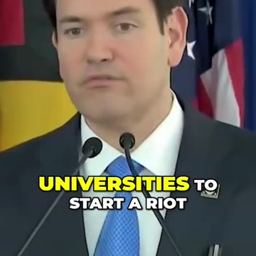 "I Think It's STUPID": Marco Rubio Speaks Out on Foreign Students Linked to Terror Groups