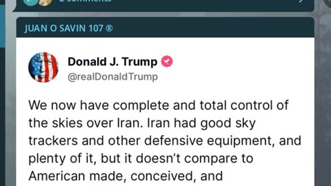 JUAN O SAVIN- TRUMP said 60 days!