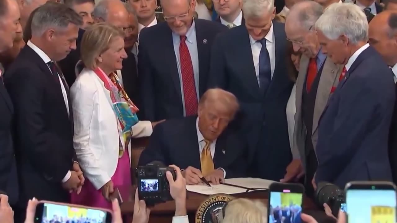 Senator Banks Attends Signing of HALT Fentanyl Act at White House July 16th, 2025