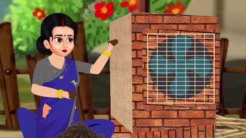 जुगाडू बहू का ईंटो का कूलर | Jugaadu Bahu's Brick Cooler | Hindi Stories | Hindi Kahaniya kahani