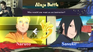 Tutorial For How To Select Sasuke As Instructor In Naruto x Boruto Ultimate Ninja Storm Connections