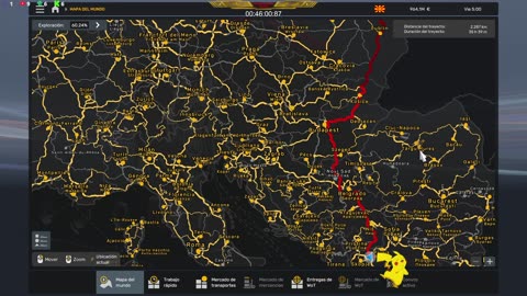 2K QHD 60FPS | EURO TRUCK SIMULATOR | +3000KM | GRECIA - RUSIA | RODAS - PSKOV | WOT