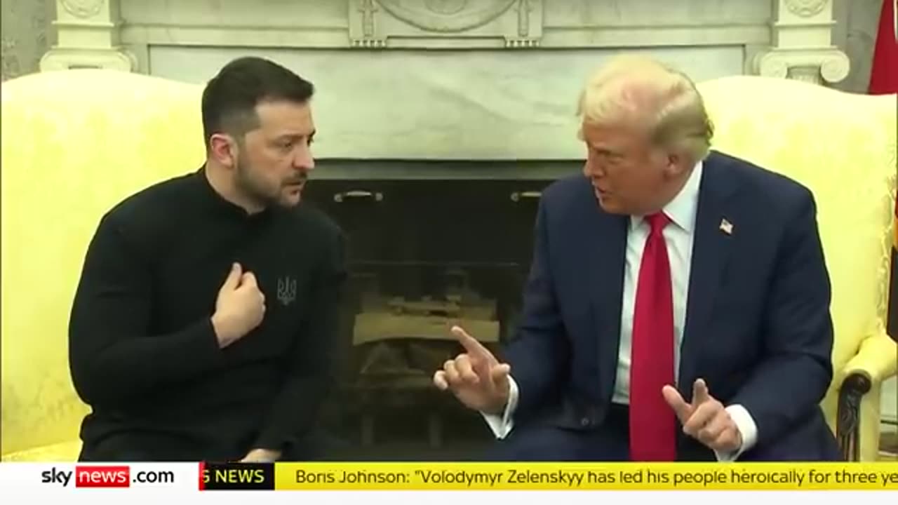 Trump zelenskyy spat sends.shockwaves around the wrold news.