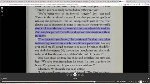 carlos castaneda on the flyers/predators