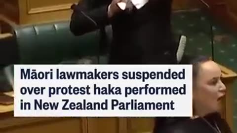 Shocking: Māori lawmakers suspended over protest haha performed in New Zealand P