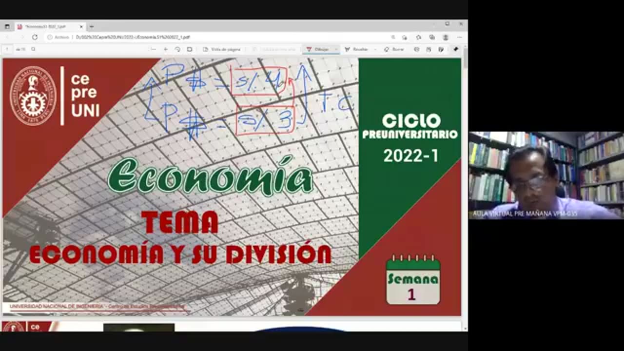 CEPRE UNI 2022 - 1 | Semana 01 | Economía