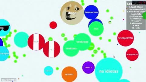 Best Agario Gameplay !! 12K points