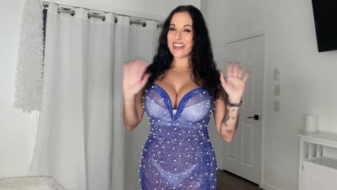 Transparent fishnet try on haul