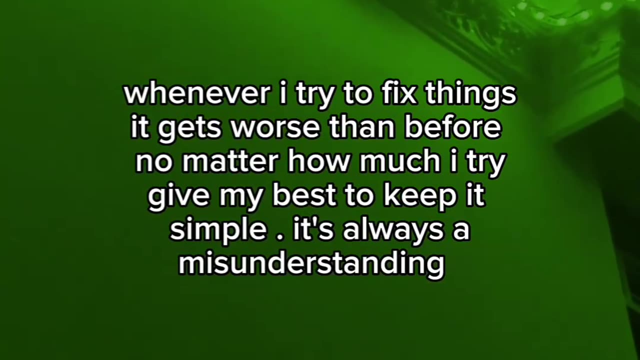 POV: Trying to Fix Everything 💔 | But It Always Ends in Misunderstanding