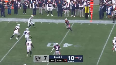 US Sports Football Feat. Las Vegas Raiders vs. New England Patriots Game Highlights 