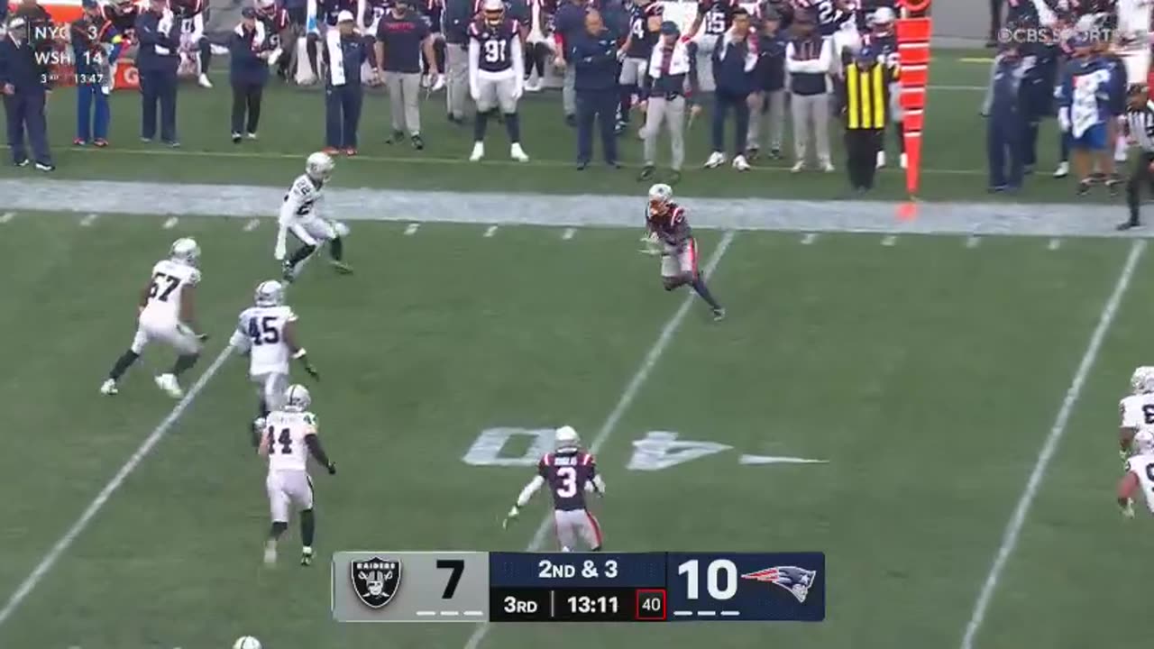 US Sports Football Feat. Las Vegas Raiders vs. New England Patriots Game Highlights